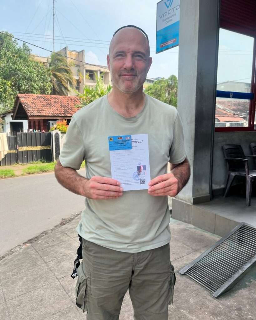 sri lankan driving license for foreigners